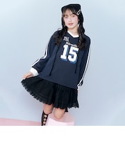 リボンレースティアードスカパン
