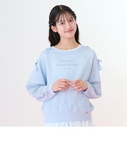 ラメメッシュニット＆半袖Tシャツセット