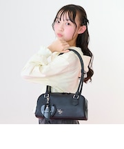 【ニコ☆プチ・Cuugal掲載】ハートチャームつきロングハンドルバッグ