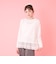 チョーカーつきレイヤード長袖Tシャツ