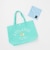 エナメルワッペンつきマットPVCトートBAG【SWIM】