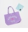 エナメルワッペンつきマットPVCトートBAG【SWIM】
