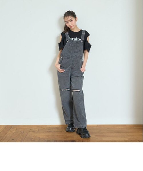 ベーシック】【GOODPRICE】デニムオーバーオール｜ナルミヤ