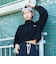 【Reebok】クロップドハーフジップ