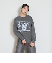 【LTXC】【綿100％】ヴィンテージ風長袖Tシャツ