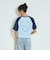 ハートラグラン五分袖Tシャツ