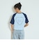 ハートラグラン五分袖Tシャツ