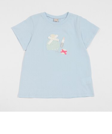 【防汚/リンク】キラキラモチーフTシャツ(ジュニアサイズ)