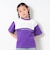 メタリックロゴ配色半袖Tシャツ