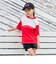メタリックロゴ配色半袖Tシャツ