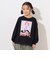 ガールイラスト長袖Tシャツ