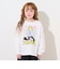ガールイラスト長袖Tシャツ