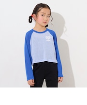 ハートロゴラグランシアー長袖Tシャツ