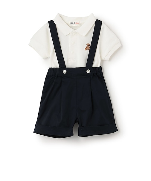 【POLO BCS】ポロシャツ+サスつきパンツセット