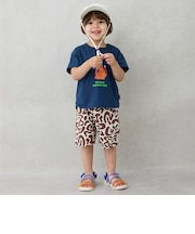 総柄ハーフパンツ