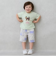総柄ハーフパンツ
