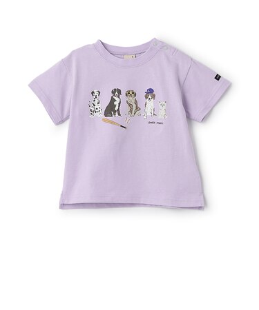 【防汚加工】DOGグラフィック半袖Tシャツ