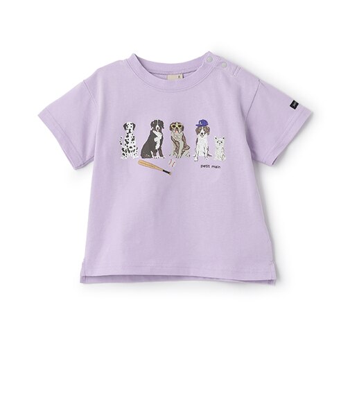 【防汚加工】DOGグラフィック半袖Tシャツ