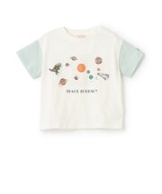【防汚加工】宇宙グラフィック半袖Tシャツ