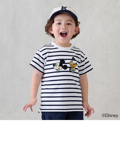 【Disney】モチーフキャラ半袖Tシャツ