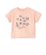 【接触冷感】海刺しゅう半袖Tシャツ(キッズサイズ)