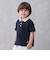 【接触冷感】ポロ衿配色半袖Tシャツ