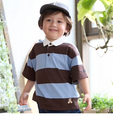 【リンク】半袖ラガーTシャツ(キッズ)