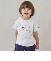 海の生き物刺しゅう半袖Tシャツ