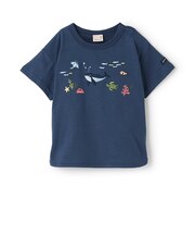海の生き物刺しゅう半袖Tシャツ