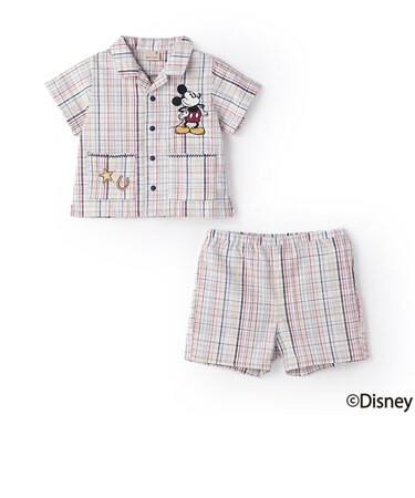 【Disney】開衿シャツセットアップ