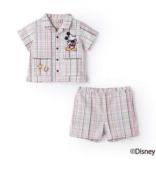 【Disney】開衿シャツセットアップ