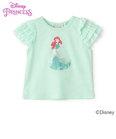 【Disney】袖チュールグラフィックT