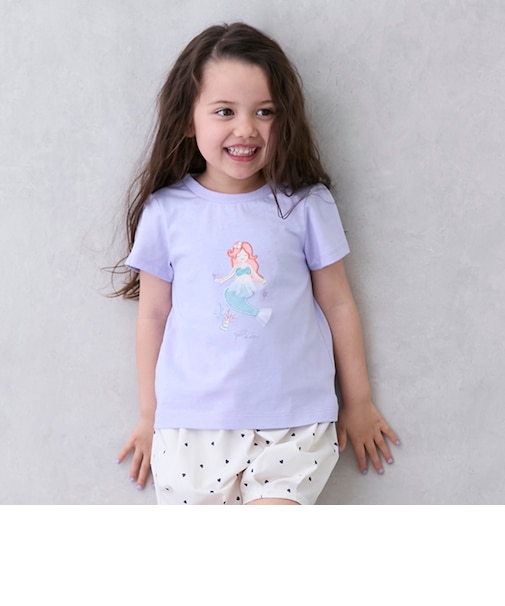 【防汚/リンク】キラキラモチーフTシャツ