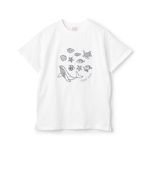 【WEB限定】【接触冷感】海刺しゅう半袖Tシャツ(ジュニア)