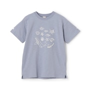 【WEB限定】【接触冷感】海刺しゅう半袖Tシャツ(ジュニア)