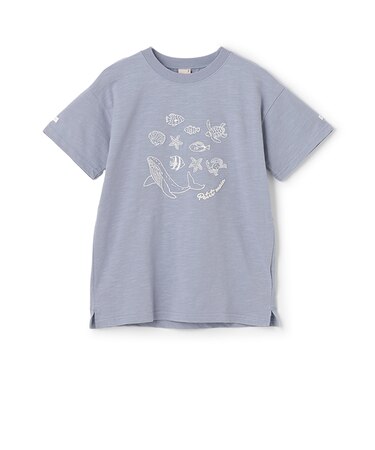 【WEB限定】【接触冷感】海刺しゅう半袖Tシャツ(ジュニア)