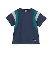 【WEB限定】【接触冷感】袖ライン配色Tシャツ(ジュニア)
