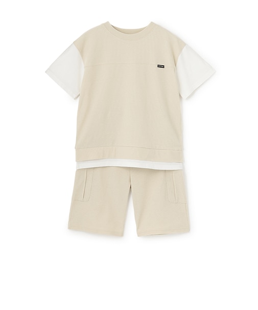 【WEB限定】【接触冷感】ドッキングカットセットアップ(ジュニア)