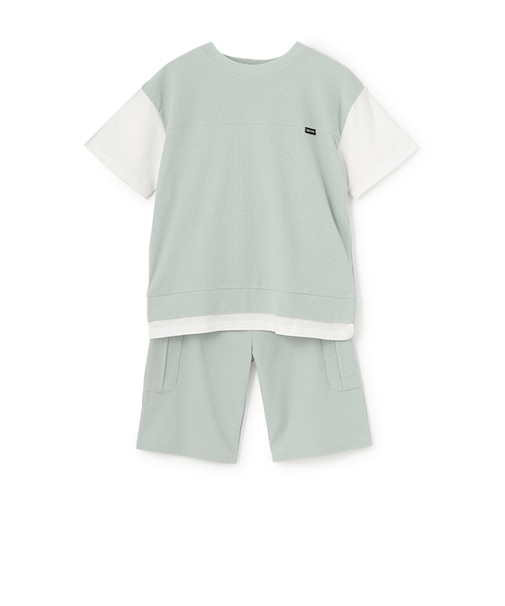 【WEB限定】【接触冷感】ドッキングカットセットアップ(ジュニア)