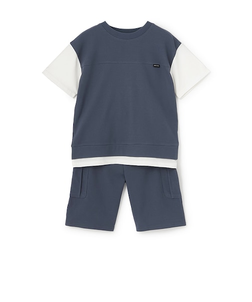 【WEB限定】【接触冷感】ドッキングカットセットアップ(ジュニア)