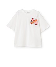 【綿100%】カレッジワンポイント半袖Tシャツ