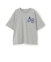 【綿100%】カレッジワンポイント半袖Tシャツ