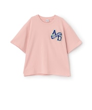 【綿100%】カレッジワンポイント半袖Tシャツ