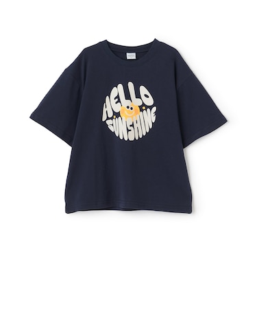 【綿100%】HELLOモチーフ半袖Tシャツ