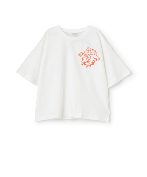 【綿100%】Dジョッキープリント半袖Tシャツ