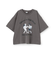【綿100%】ピクニックモチーフ半袖Tシャツ