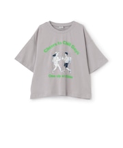 【綿100%】ピクニックモチーフ半袖Tシャツ