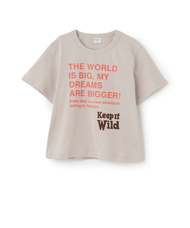 【綿100%】ドリームメッセージロゴ半袖Tシャツ