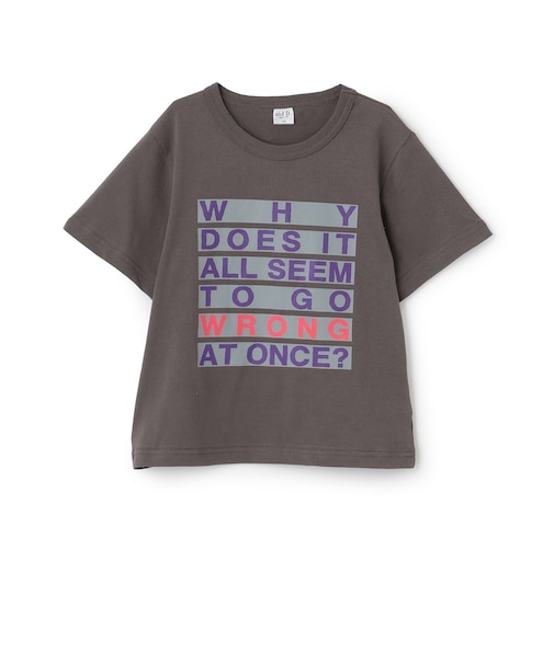 【綿100%】マーカーロゴ半袖Tシャツ