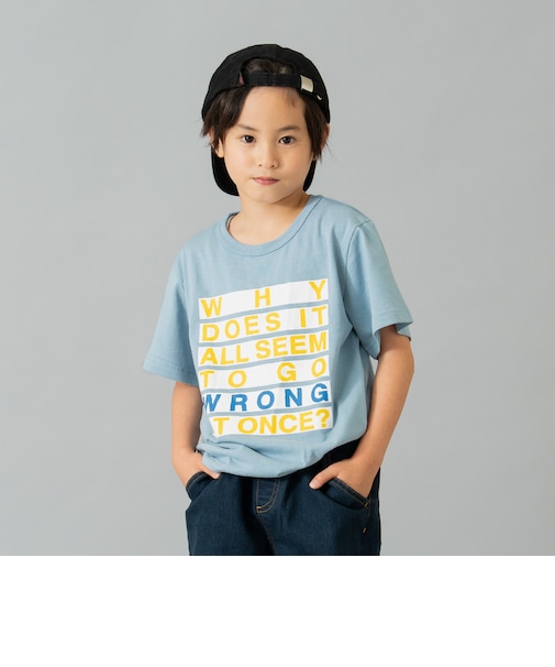 【綿100%】マーカーロゴ半袖Tシャツ